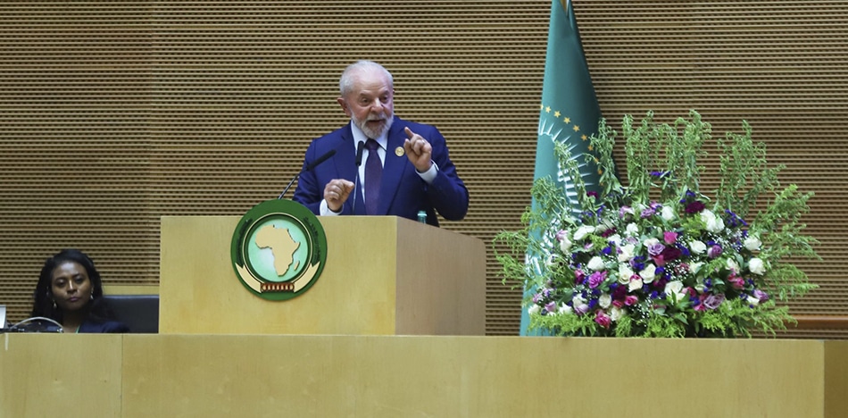 Lula da Silva has unleashed a political storm in his country where impeachment against him is already being considered, as during his visit to Ethiopia, where he participates in the 37th Ordinary Summit of Heads of State and Government of the African Union, he said that "what is happening in the Gaza Strip is not a war, it is a genocide." (EFE)